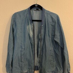 Hayes Light Blue Denim Bomber | Everyday Layer | Size M